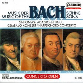 BACH - Music Of The Bach Sons -W F, C P E, J Chr F, J Chr - Concerto Köln - Gerald Hambitzer