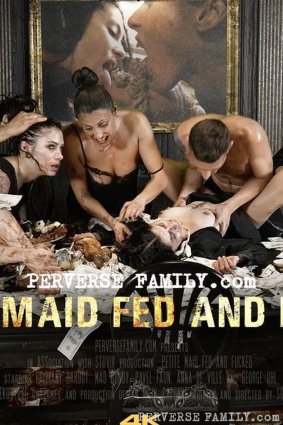PerverseFamily 24 05 17 Anna De Ville Brittany Bardot And Kaitlyn K Petite Maid Fed And Fucked XXX 2160p MP4-FETiSH[XC]