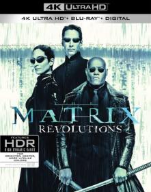 The Matrix Revolutions 2003 BDRemux 2160p HDR MediaClub