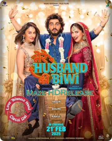 Mere Husband Ki Biwi (2025) [Hindi - 1080p - HDRip - HEVC - DD 5.1 - HC-ESub] - MAZE