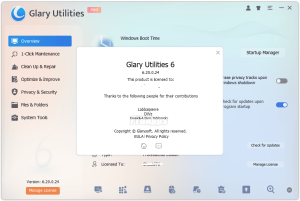 Glary Utilities Pro v6.20.0.24 Multilingual Pre-Activated